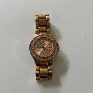 Vivani Womens Quartz VTG Rare Watch AW-804-125 Rose Gold Tone Bracelet